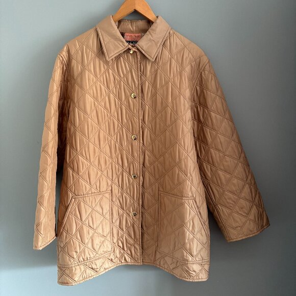 Vintage Salvatore Ferragamo Quilted Jacket - Picture 1 of 10